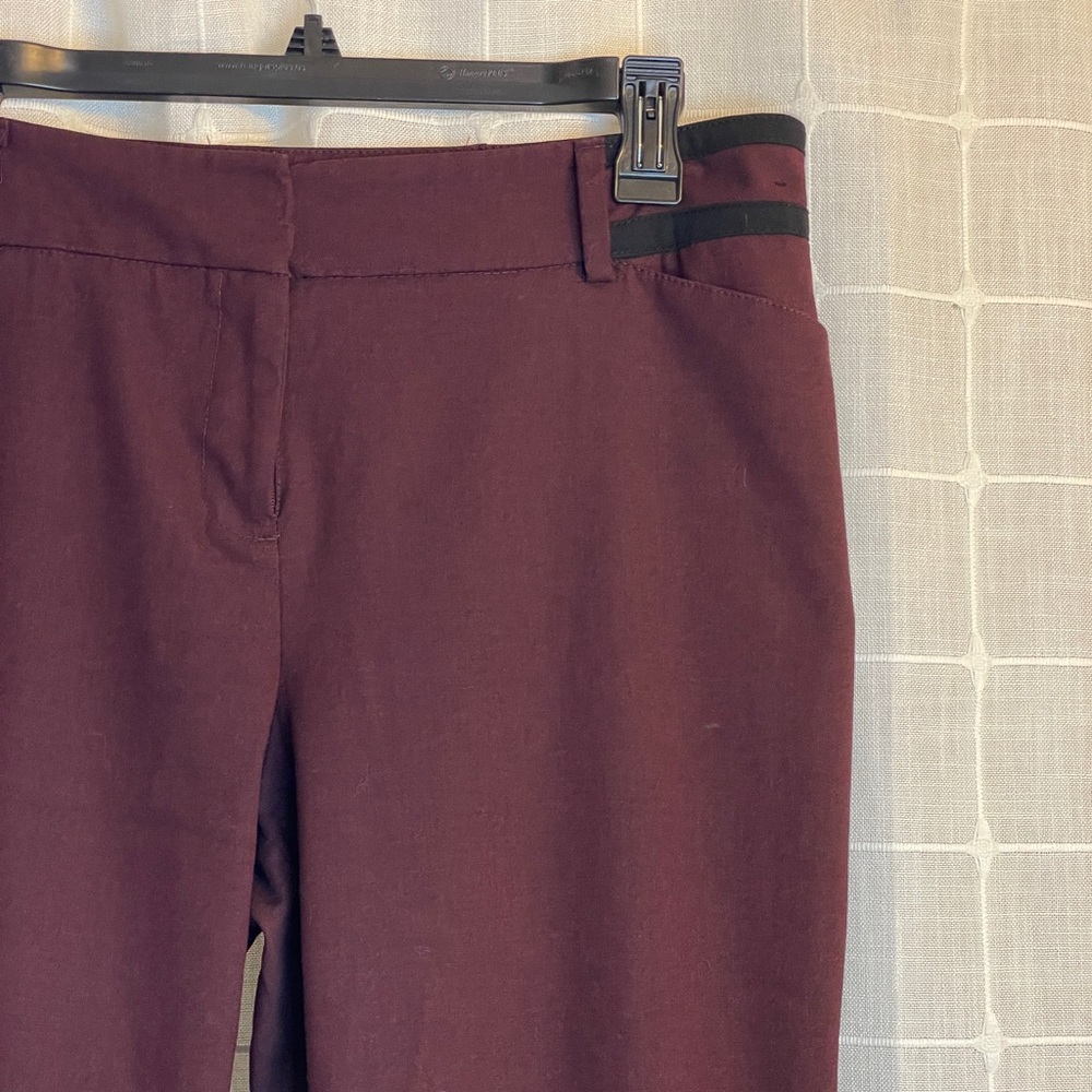 New York and company size 12 women’s work pants, plum color - Picture 4 of 4